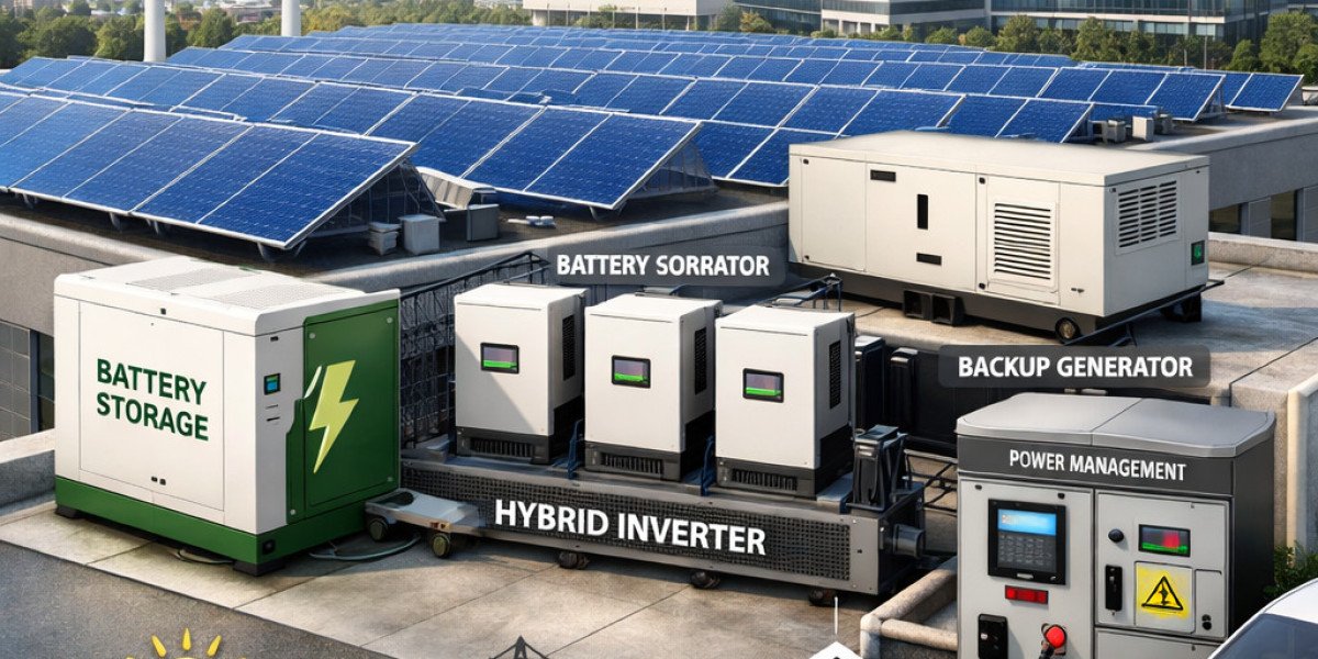 Hybrid Solar Power System for Commercial Buildings | Smart Energy